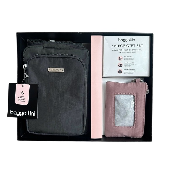 Baggallini 2-PC Set Zip Crossbody & Card Case - Picture 1 of 6